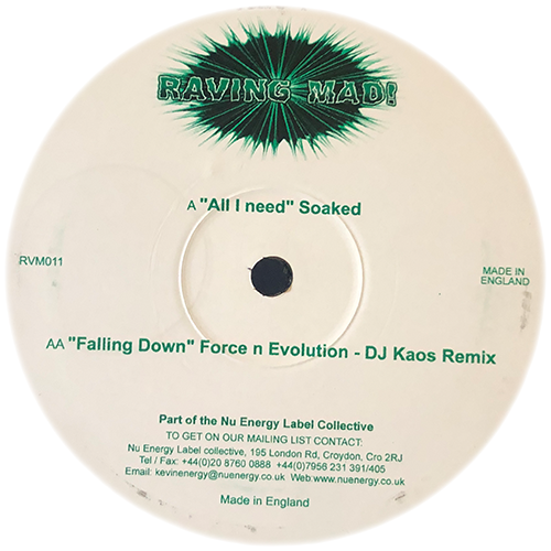 Soaked / Force n Evolution - All I Need / Falling Down (DJ ...