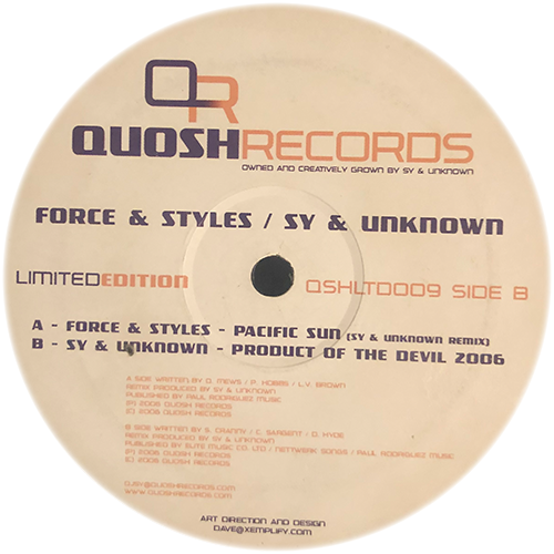 Force & Styles / Sy & Unknown - Pacific Sun (Sy & Unknown Remix) / Product Of The Devil 2006