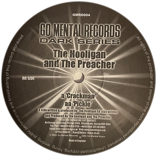 DJ Hooligan & The Preacher - Crackman / Pickle