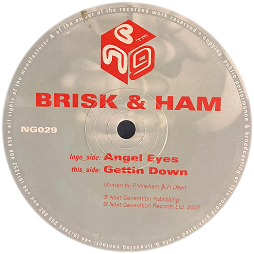 Brisk & Ham - Angel Eyes / Gettin Down